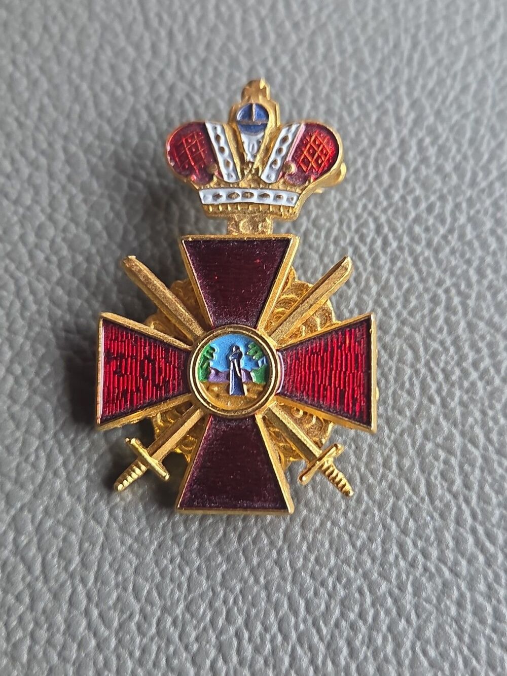Order of St.Anna 1st Cl Cross with Swords & Crown 1855 1917 Russia Imperiale WWI
